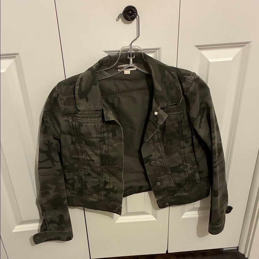 Loft Petite Camouflage Jacket